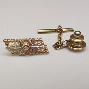 Landstrom's 10k Black Hills Gold Tie Tack